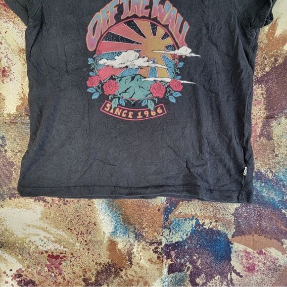 Vans Authentic “Off The Wall” Custom Classics since 1966 Youth Large  Tshirt - Picture 2 of 10